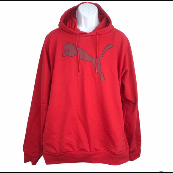 NWT Puma Men red hoodie size XXL and Large - Picture 2 of 16
